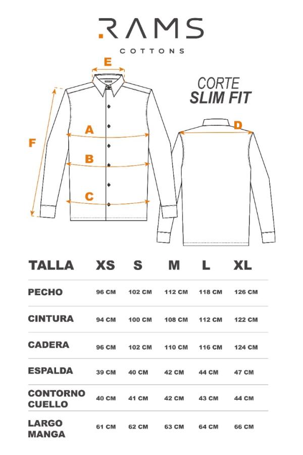 Camisa Formal Manga Larga Slim Fit Color Melón Cuello Italiano Para Hombre